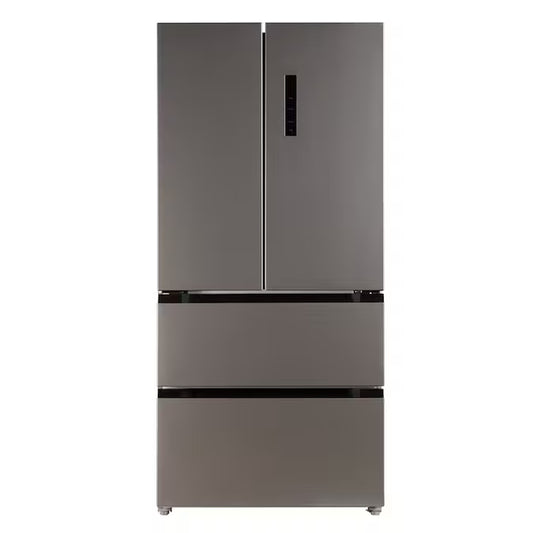 18-Cu Ft French Door Refrigerator (Stainless Steel)