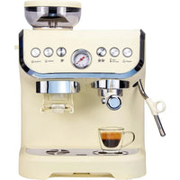 Espresso Machine 15 Bar, Coffee Maker With Milk Frother Steam Wand, Built-In Bean Grinder,  with 70oz Removable Water Tank
