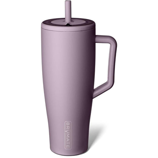 Brümate Era 40 Oz Tumbler with Handle and Straw | 100% Leakproof Insulated Tumbler with Lid and Straw | Made of Stainless Steel | Cup Holder Friendly Base | 40Oz (Lilac Dusk)