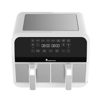 8.4 Qt. White Dual Basket Air Fryer