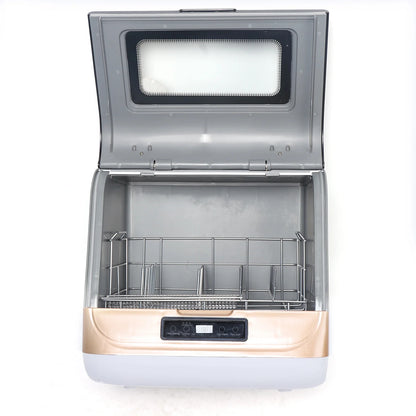 Miumaeov Portable Countertop Dishwasher 4 Washing Programs Display Automatic Dishwashing