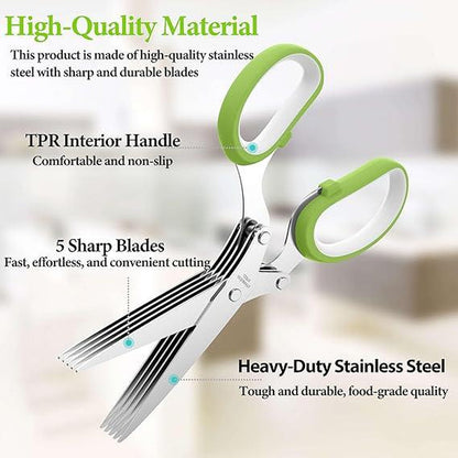 5-Blade Herb Scissors: The Essential Kitchen Tool for Effortless Herb Preparation