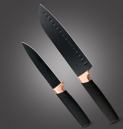 Color: Two piece set - Kitchen knife three-piece