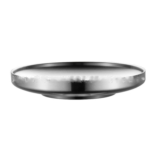 Color: Material quality thickened, Size: 21cm - 304 Food Grade Stainless Steel Double Plate Golden Disc