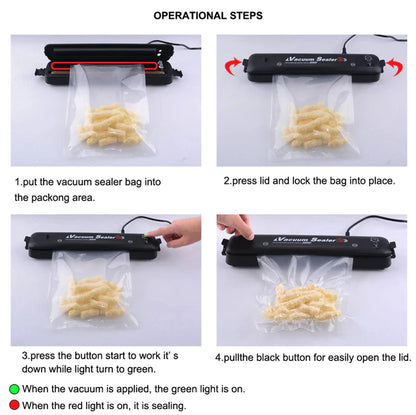 Level Up Your Food Storage Game with Our Automatic Vacuum Sealer and Seal Bags! 🍴✨
