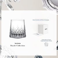 Color: Crown Whiskey Glass - Lead-free Crystal Glass Household Cups Perfect As A Giftpaired-cup Gift Box