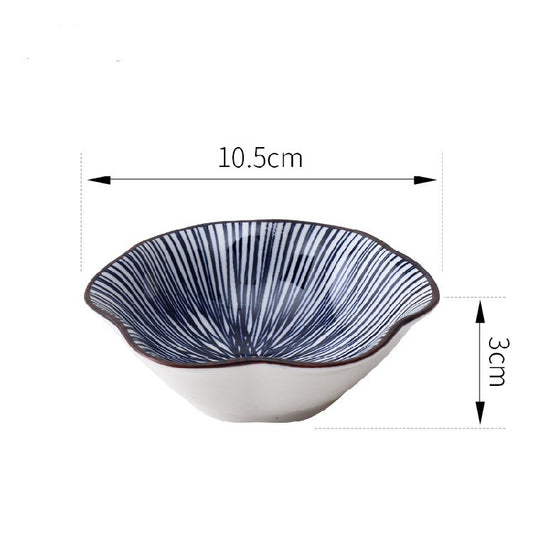 Color: Lotus leaf - Small dishes, household flavor dishes, ceramics