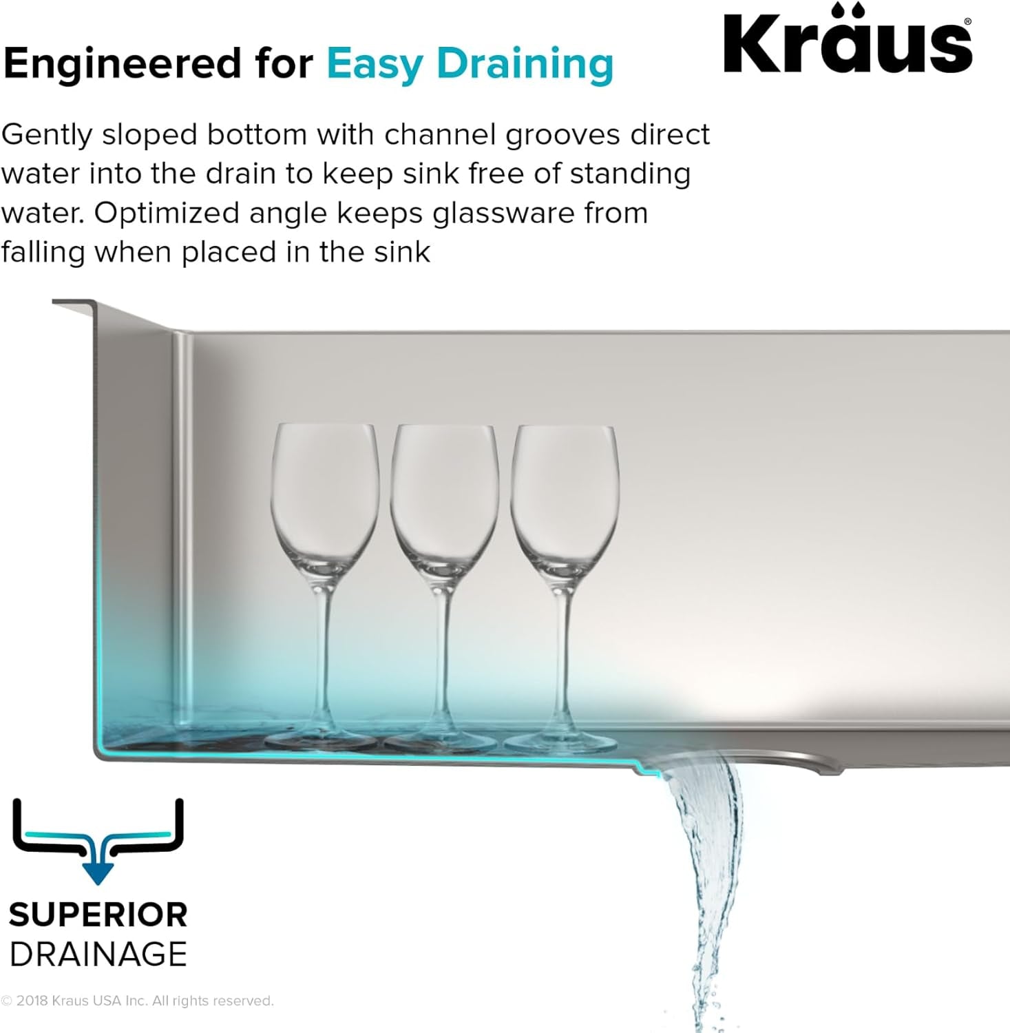 KHU110-27 PRO 27-Inch Undermount Sink Bundle - Complete Set with Sink, Bottom Grid, Assembly, Drain Cap, and Kitchen Towel