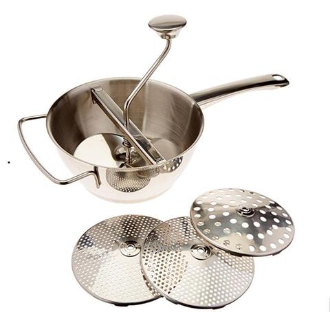 High-Grade 304 Stainless Steel Baby Food Mud Mixer - Versatile Vegetable Blender for Homemade Purees, Sauces, and More!