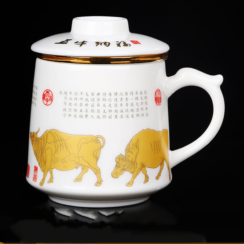 style: C - Teacup, Mug, Souvenir, Practical Corporate Gift, Mid-Autumn Festival Gift, Cup Water Cup Custom