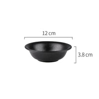 style: C, quantity: 4PCS - Featured Ceramic Bowl Rice Bowl, Household Drum-shaped Soup Bowl, Creative Korean Bowl, Rice Noodle Bowl, Retro Bowl, Kiln Bowl