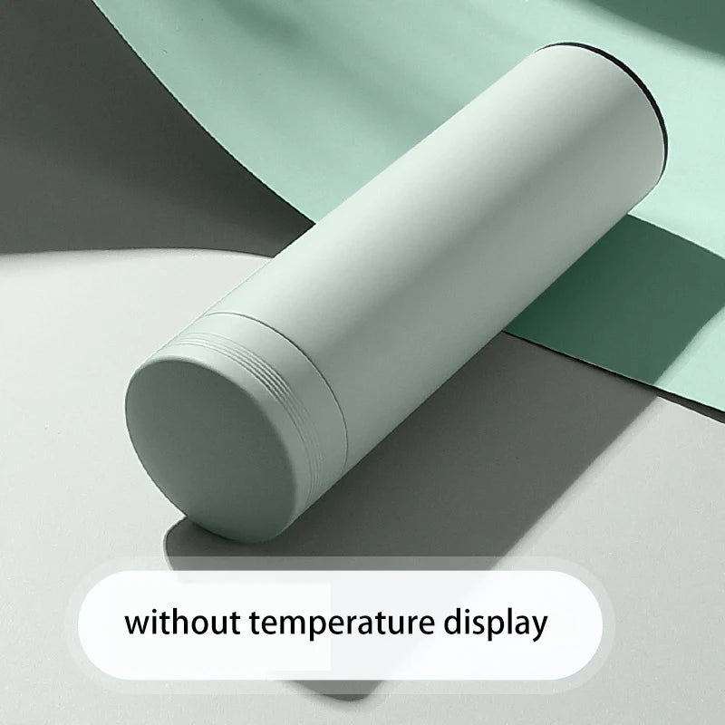 500ml Stainless Steel Smart Water Bottle with Temperature Display - Leakproof Vacuum Flask for Beverages - Perfect Holiday Gift