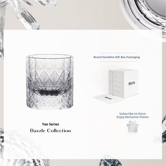 Color: Brilliant 220ml - Lead-free Crystal Glass Household Cups Perfect As A Giftpaired-cup Gift Box