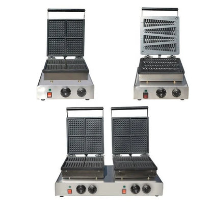 electric sandwich maker detachable stainless steel grill breakfast toaster waffle machine bakeware non-stick bubble cake oven
