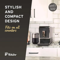 Single Serve Coffee Maker - Automatic Espresso and Coffee Machine - Built-in Grinder, No Coffee Pods Needed