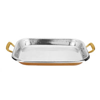Home Kichen Professional Square Baking Tray Bakeware Non Stick Carbon Turkey Roaster Rectangular Baking Pan Tray With Roast Rack