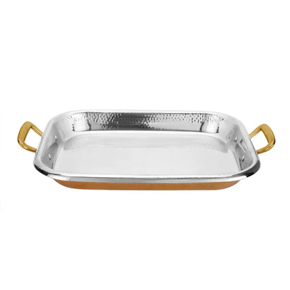 Home Kichen Professional Square Baking Tray Bakeware Non Stick Carbon Turkey Roaster Rectangular Baking Pan Tray With Roast Rack