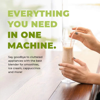 Commercial Blender - 64oz Countertop Blender 1800 Watts - High Performance, High Powered Professional Blender