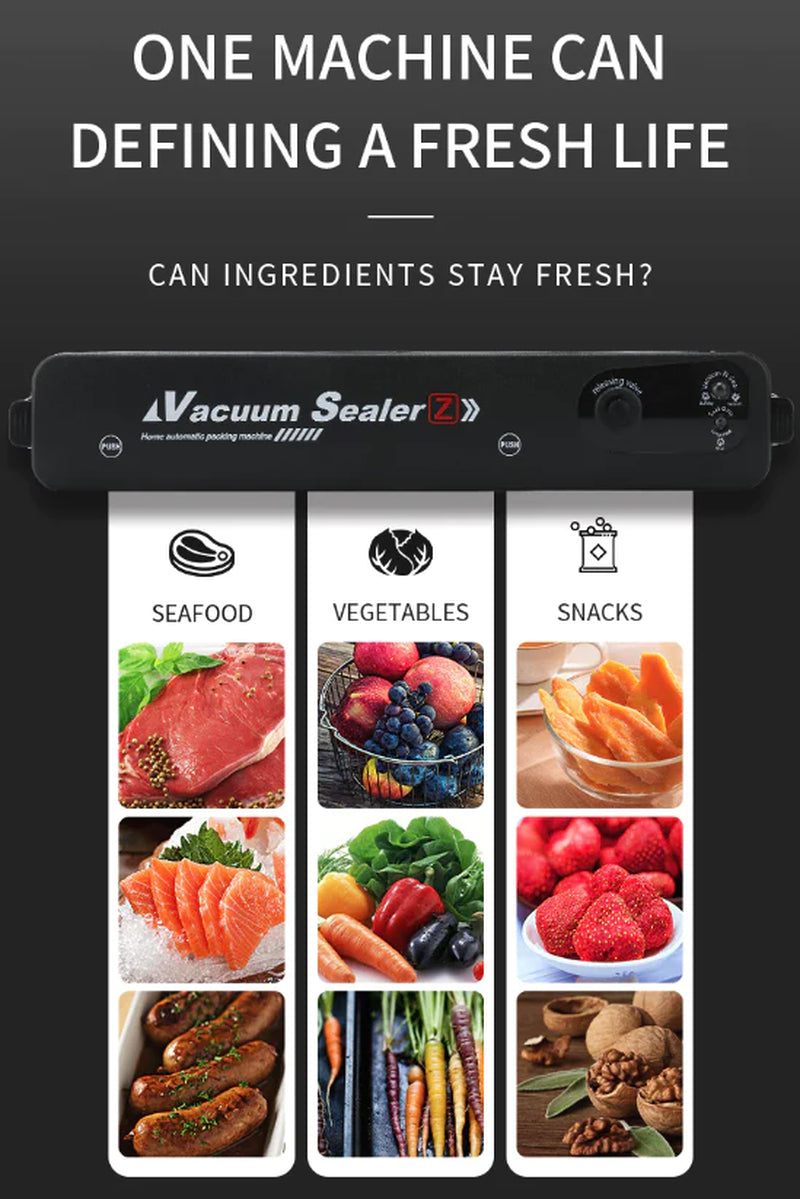 Level Up Your Food Storage Game with Our Automatic Vacuum Sealer and Seal Bags! 🍴✨