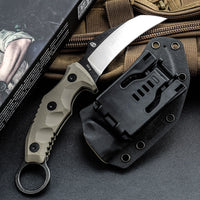 Portable Foldable Survival Self-defense High-hardness Knife