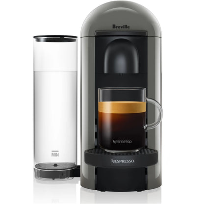 Nespresso Vertuoplus Coffee and Espresso Maker by Breville, Gray