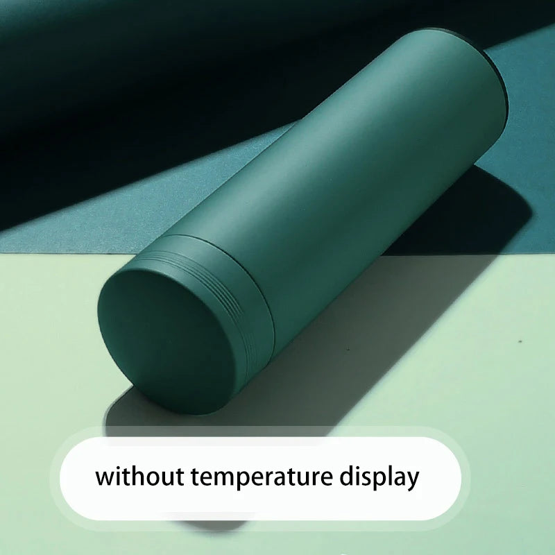500ml Stainless Steel Smart Water Bottle with Temperature Display - Leakproof Vacuum Flask for Beverages - Perfect Holiday Gift