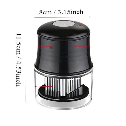 Manual Spike Meat Tenderizer, 1 Count Household Stainless Steel Kitchen Meat Tenderizer, Kitchen Gadget