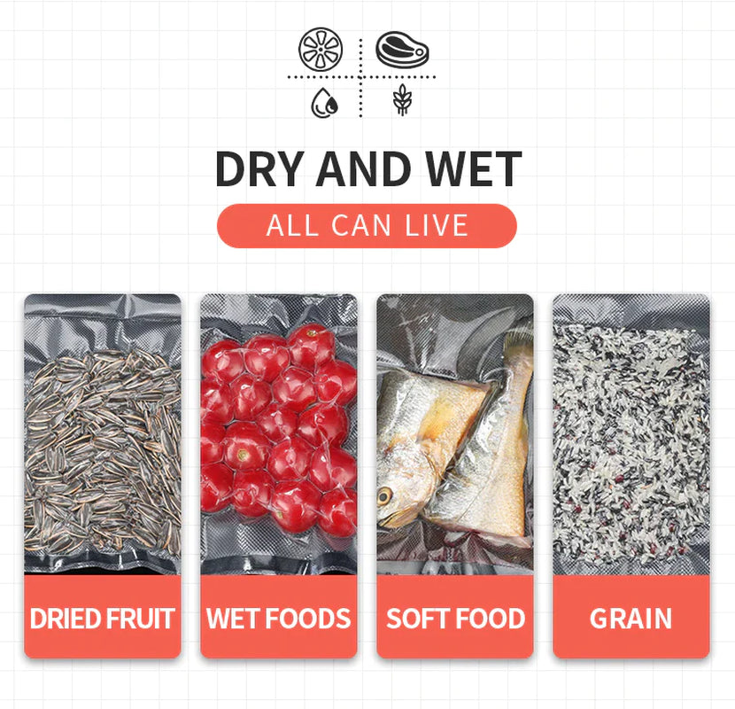 Level Up Your Food Storage Game with Our Automatic Vacuum Sealer and Seal Bags! 🍴✨