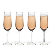 TOSSWARE Reserve 9oz Premium Tritan Champagne Flute Set of 4 - Unbreakable, Dishwasher Safe, and Heat Resistant