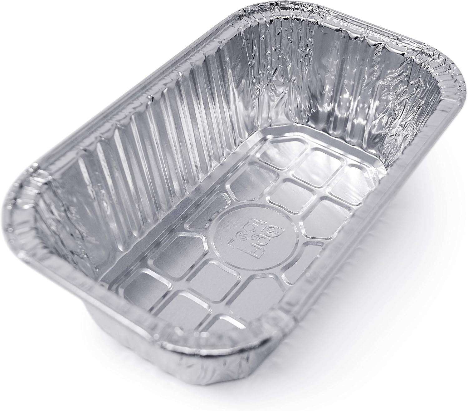 Premium 100-Pack Disposable Aluminum Foil Bread Loaf Baking Pans - 1-Pound Capacity, Mini Size 6" x 3.7" x 2", Extra-Heavy Duty, Oven Safe