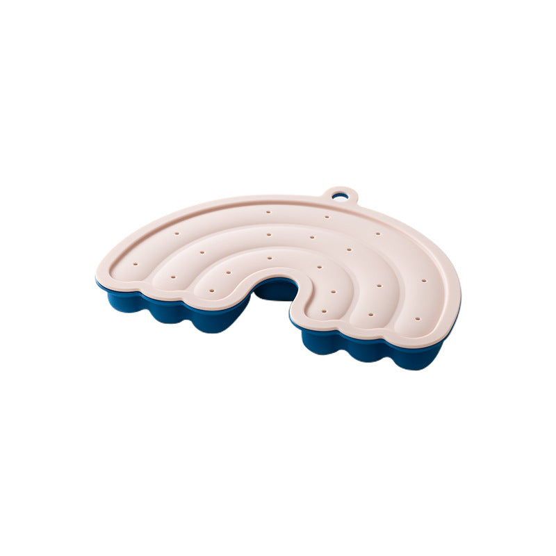 Rainbow Sausage Mold, Kitchen Household Baby Food Supplement Mold, Children's Sausage Silicone Can Be Steamed