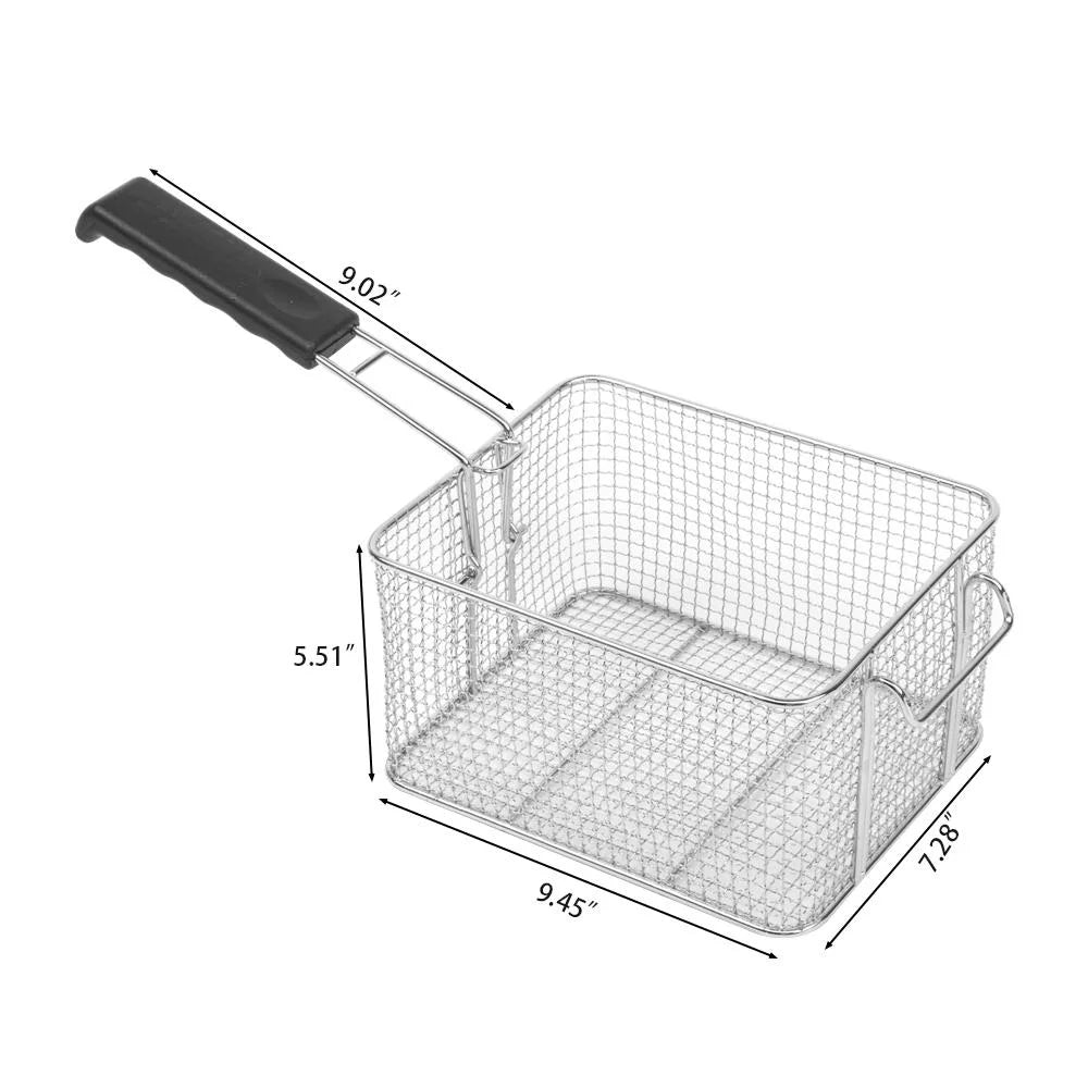 Zimtown 3000W Electric Deep Fryer with Dual Tanks and 23.6L Capacity for Commercial Use