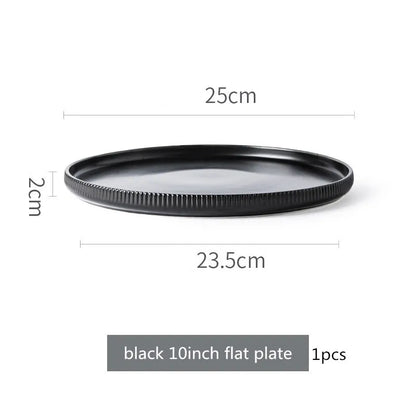 Nordic Ins Styel Ceramic Dinnerwar Matte Glazed Salad Dishes Soup Bowl Dinner Plates Serving Tray For Home Restaurant