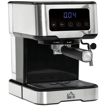 Home Kitchen Coffee Latte Cappuccino Espresso Machine with Milk Frother Wand - Brew Tasty Coffee at Home