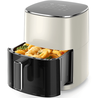 W2201P241267 6L Smart Oil-Free Steamer Air Fryer - 12-in-1 Air Roast, Fry, Reheat, Dehydrate - Low-Fat Cooking - 1700W Electric Oven - Non-Stick Cooker
