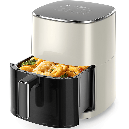 W2201P241267 6L Smart Oil-Free Steamer Air Fryer - 12-in-1 Air Roast, Fry, Reheat, Dehydrate - Low-Fat Cooking - 1700W Electric Oven - Non-Stick Cooker
