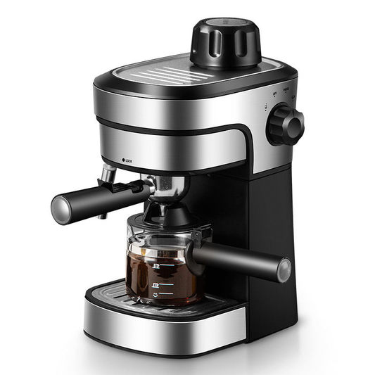 PSCM6910 Semiautomatic High-Pressure Steam Integrated Coffee Machine | Espresso Extraction and Milk Foaming | Touchscreen Display | Home and Commercial Use