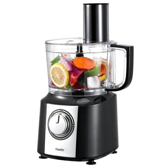 Multifunctional 600W 10Cup Food Processor Chef Machine - Compact & Classic Blender