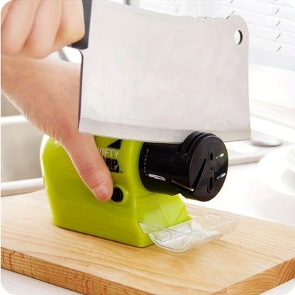 1pc Kitchen Electric Knife Sharpener - Multifunctional High-Speed Sharpening System