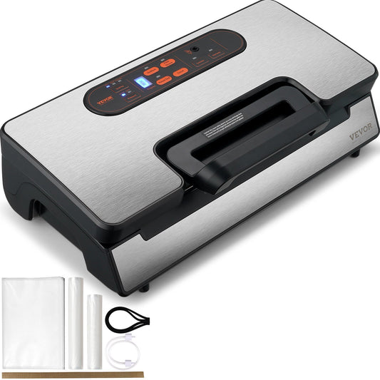 VEVOR Vacuum Sealer Machine - 90Kpa Dual Pump and Dual Sealing - Keep Food Fresh and Save Money