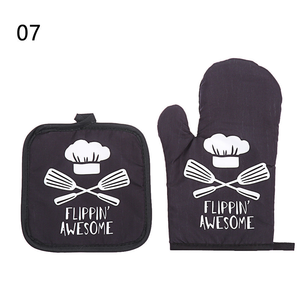 1PC 3D Cartoon Animal Cat Paws Oven Mitts | Long Cotton Baking Gloves | Heat Resistant & Non-Slip Kitchen Gloves