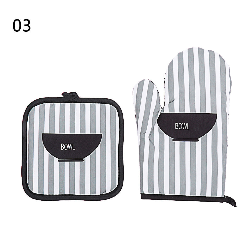 1PC 3D Cartoon Animal Cat Paws Oven Mitts | Long Cotton Baking Gloves | Heat Resistant & Non-Slip Kitchen Gloves