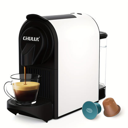 CHULUX 1400W Espresso Machine for Nespresso Capsules: Premium Italian 20 Bar ODE Pump Espresso Maker - Perfect for Office & Coffee Lovers