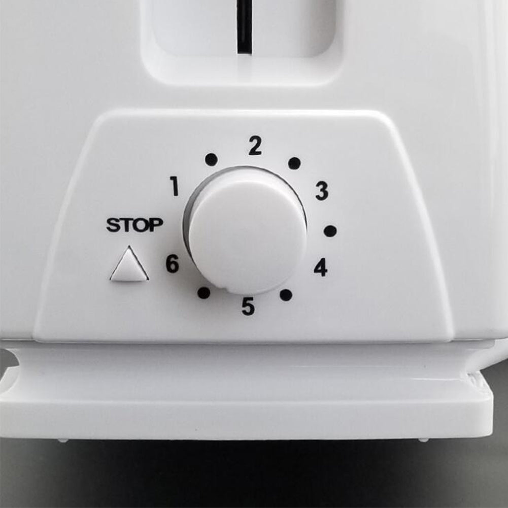 750W Household Baking Toaster 6 Levels Settings Multi-function Automatic Toaster with 2 Slots EU Plug