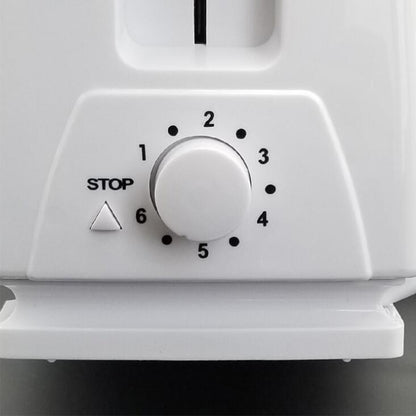 750W Household Baking Toaster 6 Levels Settings Multi-function Automatic Toaster with 2 Slots EU Plug