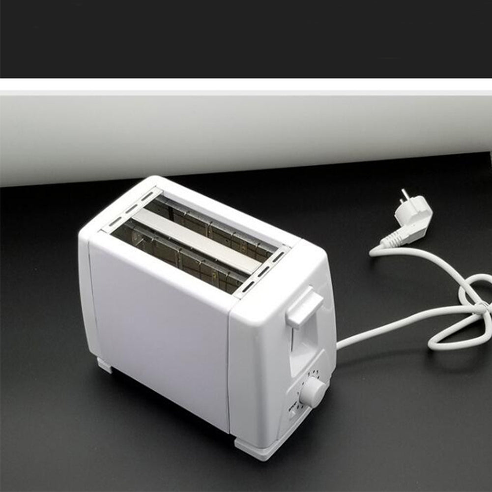 750W Household Baking Toaster 6 Levels Settings Multi-function Automatic Toaster with 2 Slots EU Plug