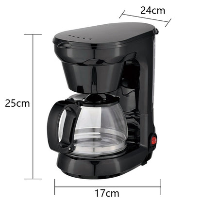 650w Automatic Drip Coffee Maker 750ml | Large Capacity Espresso Machine for Beginners | Thermostatic Base | EU Plug