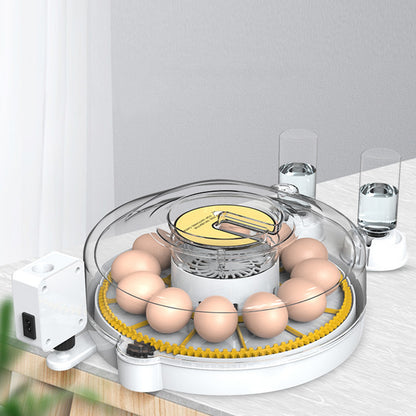 Egg Incubators with Automatic Temperature and Humidity Control, 360 Clear Egg Candler Egg Flipper 12 Single Batteries