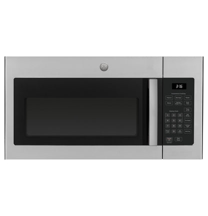GE 30-Inch Over-The-Range Microwave Oven, 1.6 Cu. Ft. Capacity, 2-Speed 300 CFM Venting, Stainless Steel