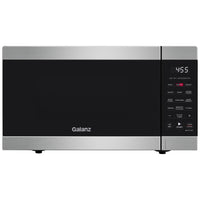 Galanz 0.9 Cu Ft Air Fry Countertop Microwave, 900 Watts, Stainless Steel, New